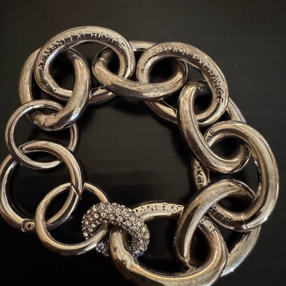 Armani Exchange Metallic Chain Bracelet - Picture 9 of 12